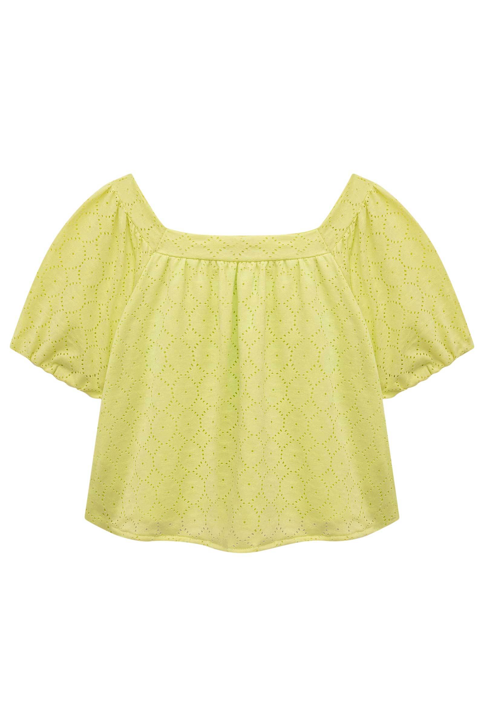 Blusa Boxy em Malha Laise 74169 Infanti