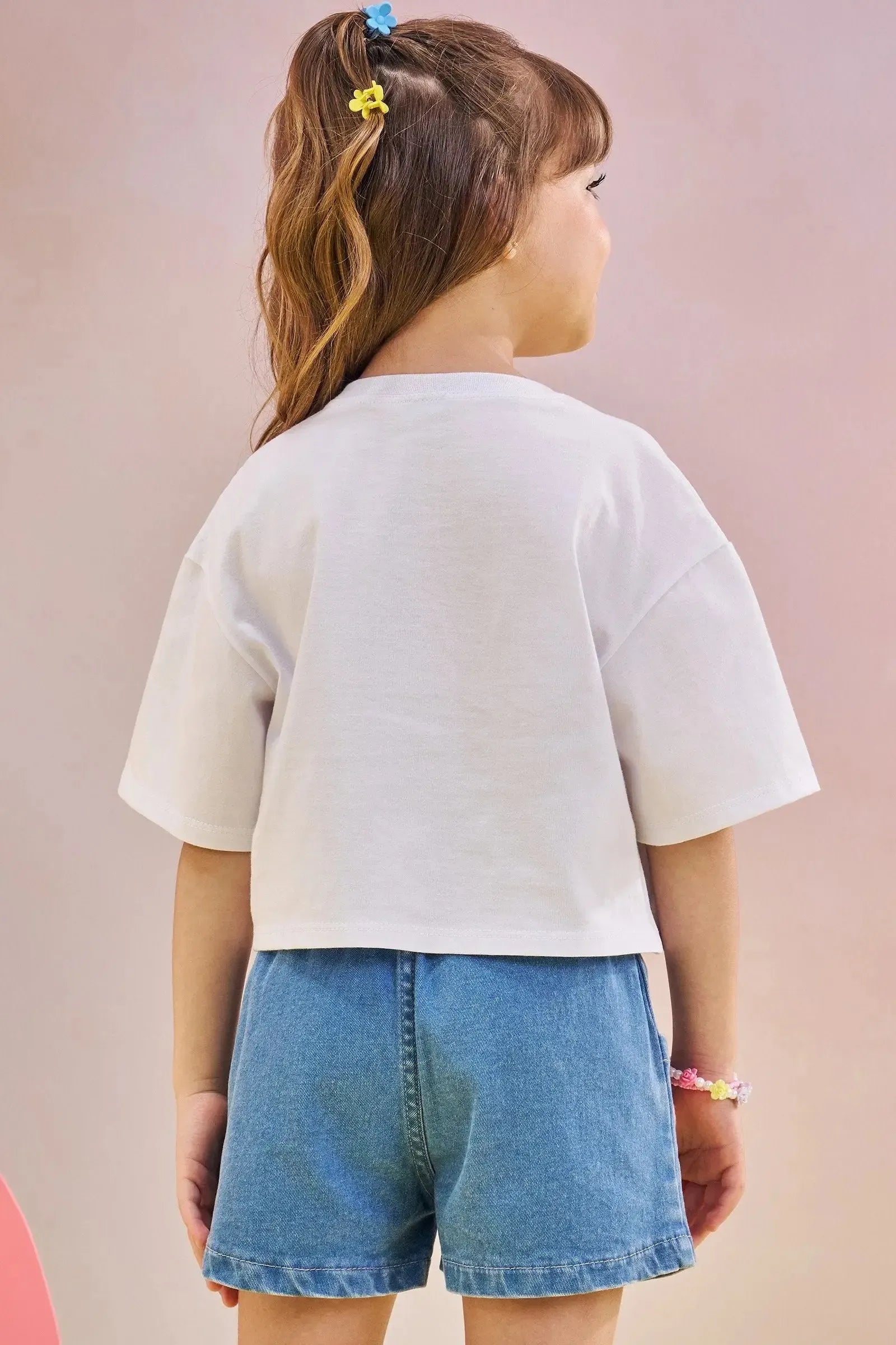 Blusa Boxy em Meia Malha 83018 Infanti Infantil Menina