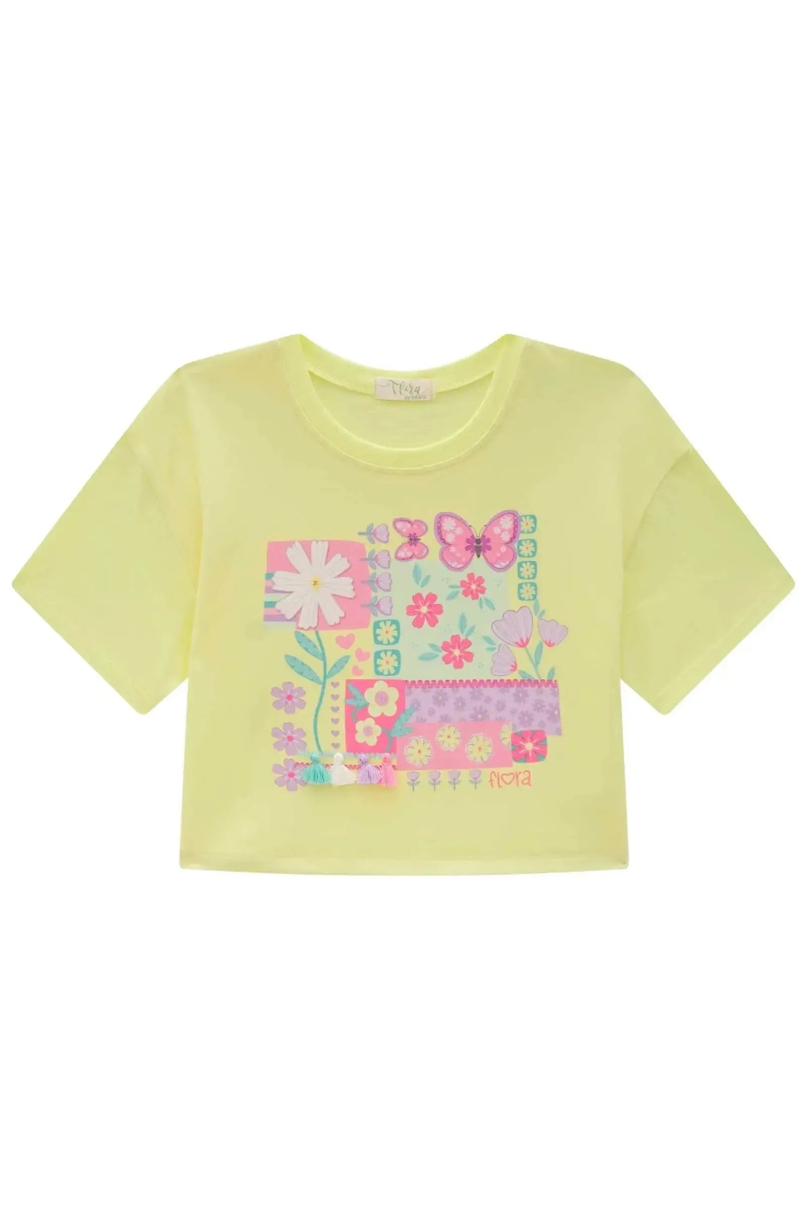 Blusa Boxy Over em Meia Malha 85166 Infanti Infantil Menina