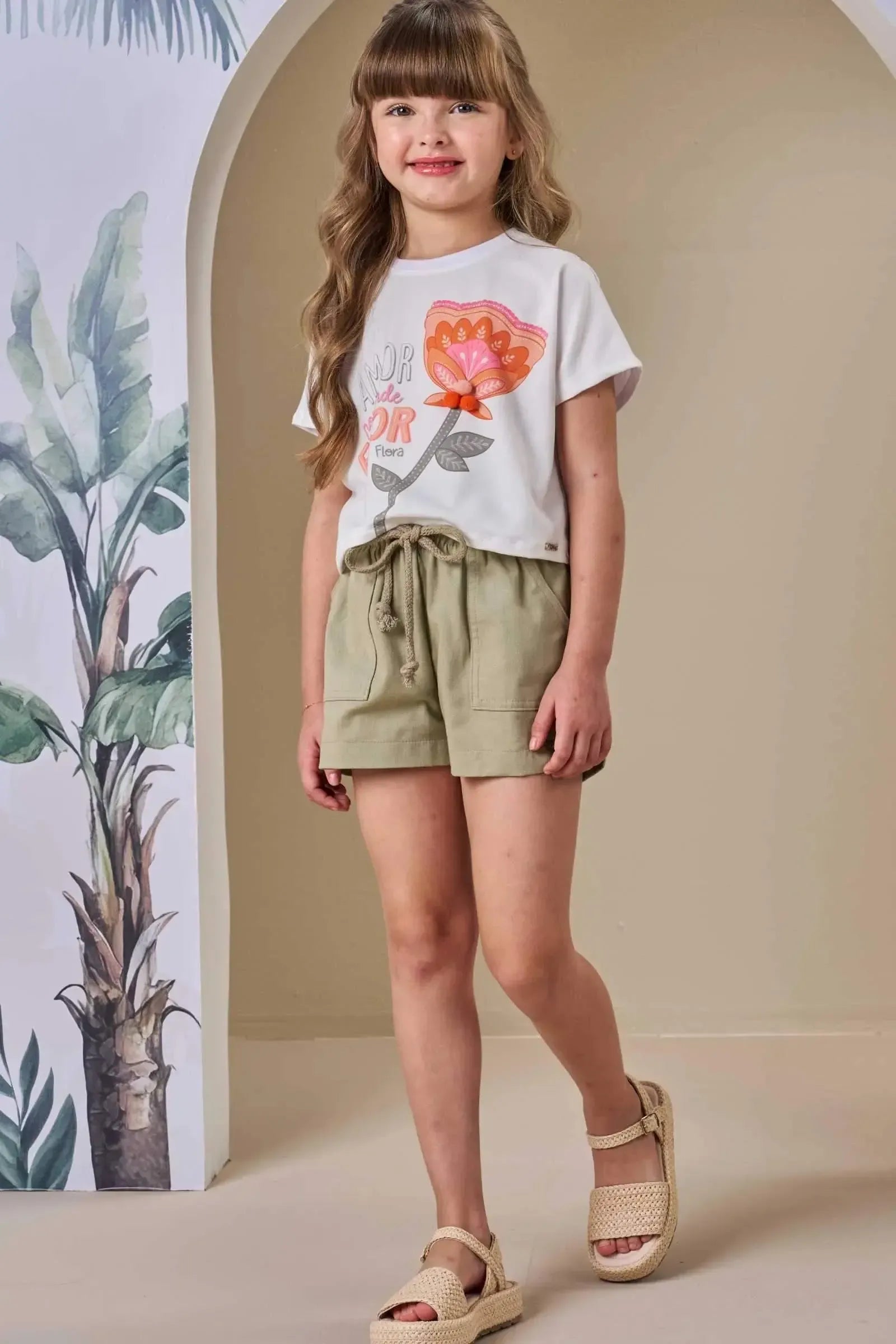 Blusa Boxy Over em Meia Malha 88705 Infanti Infantil Menina