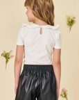 Blusa em Canelado Liz 82211 Infanti