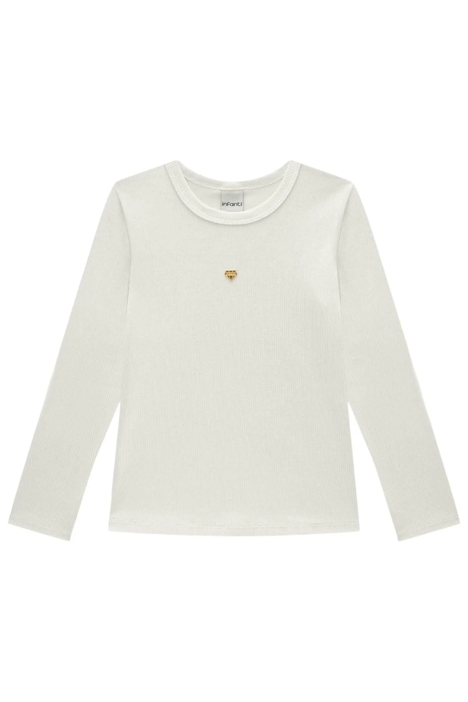 Blusa em Canelado Liz 89225 Infanti Infantil Menina