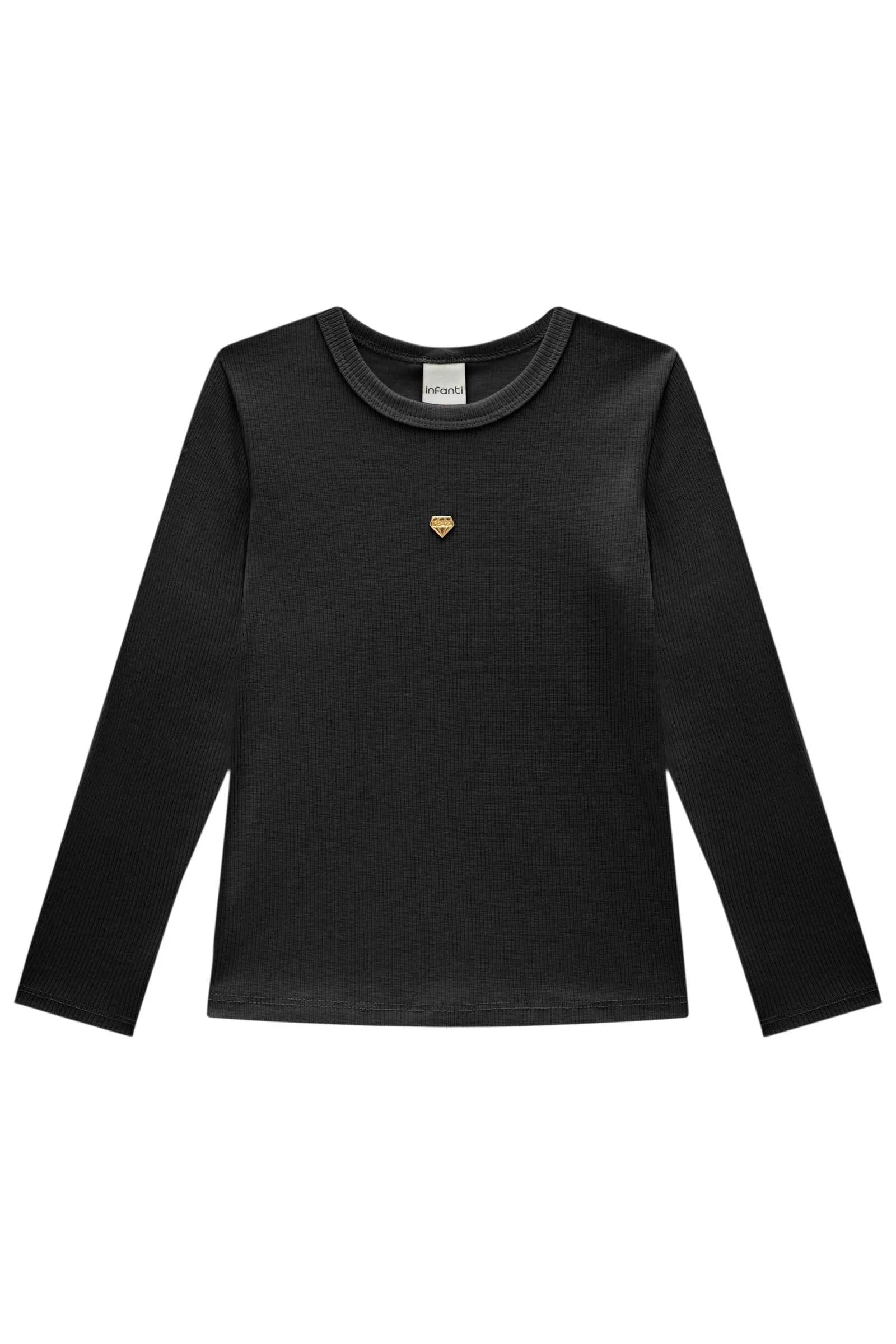 Blusa em Canelado Liz 89225 Infanti Infantil Menina