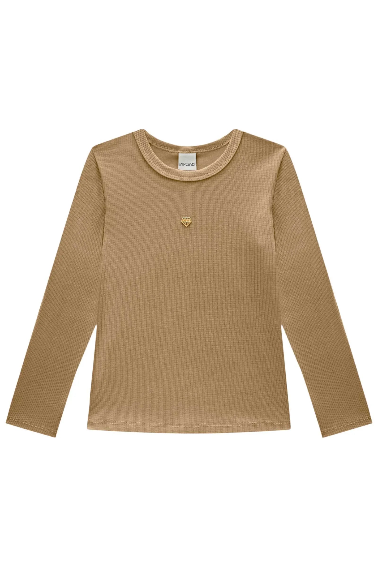 Blusa em Canelado Liz 89225 Infanti Infantil Menina