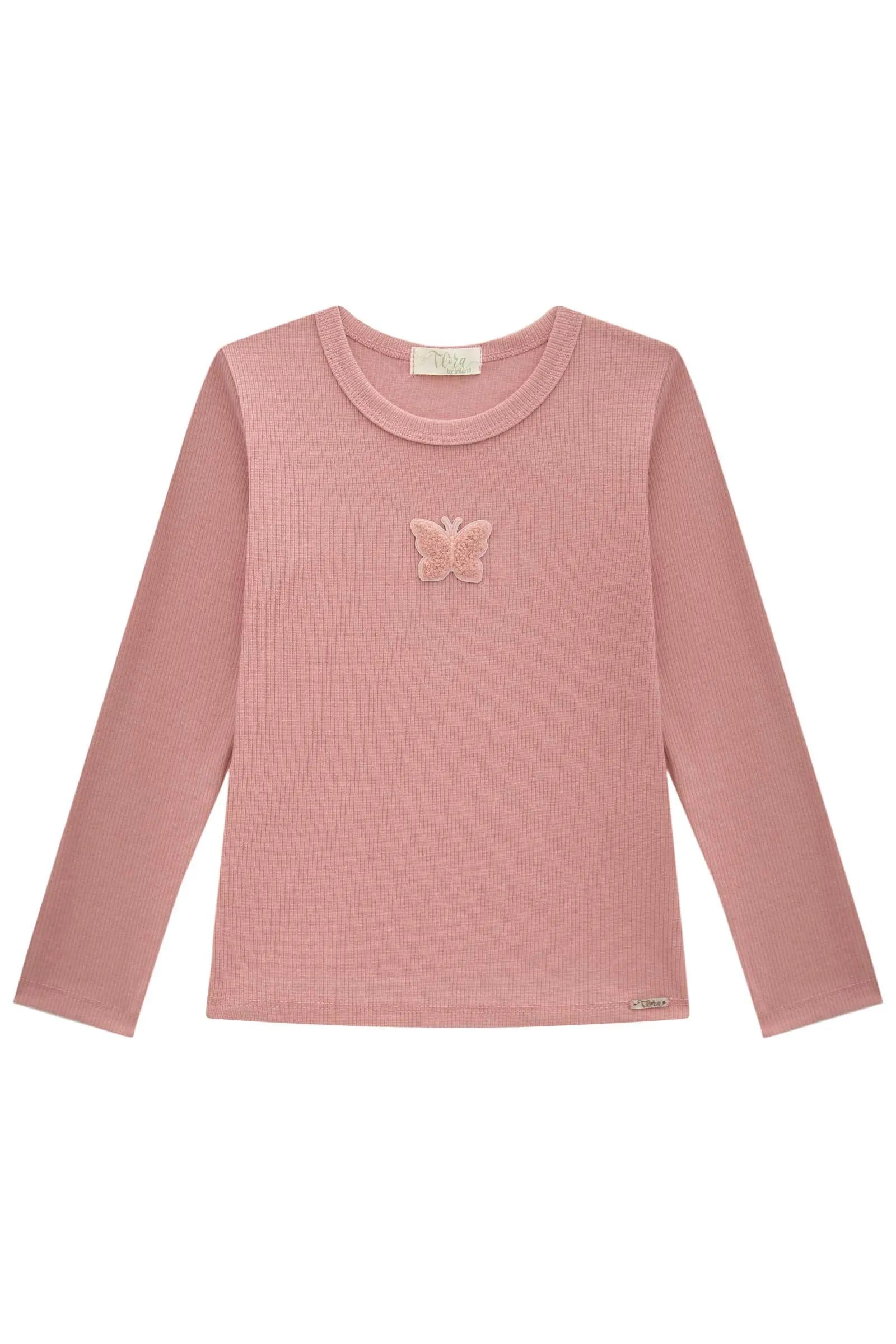 Blusa em Canelado Liz 89417 Infanti Infantil Menina