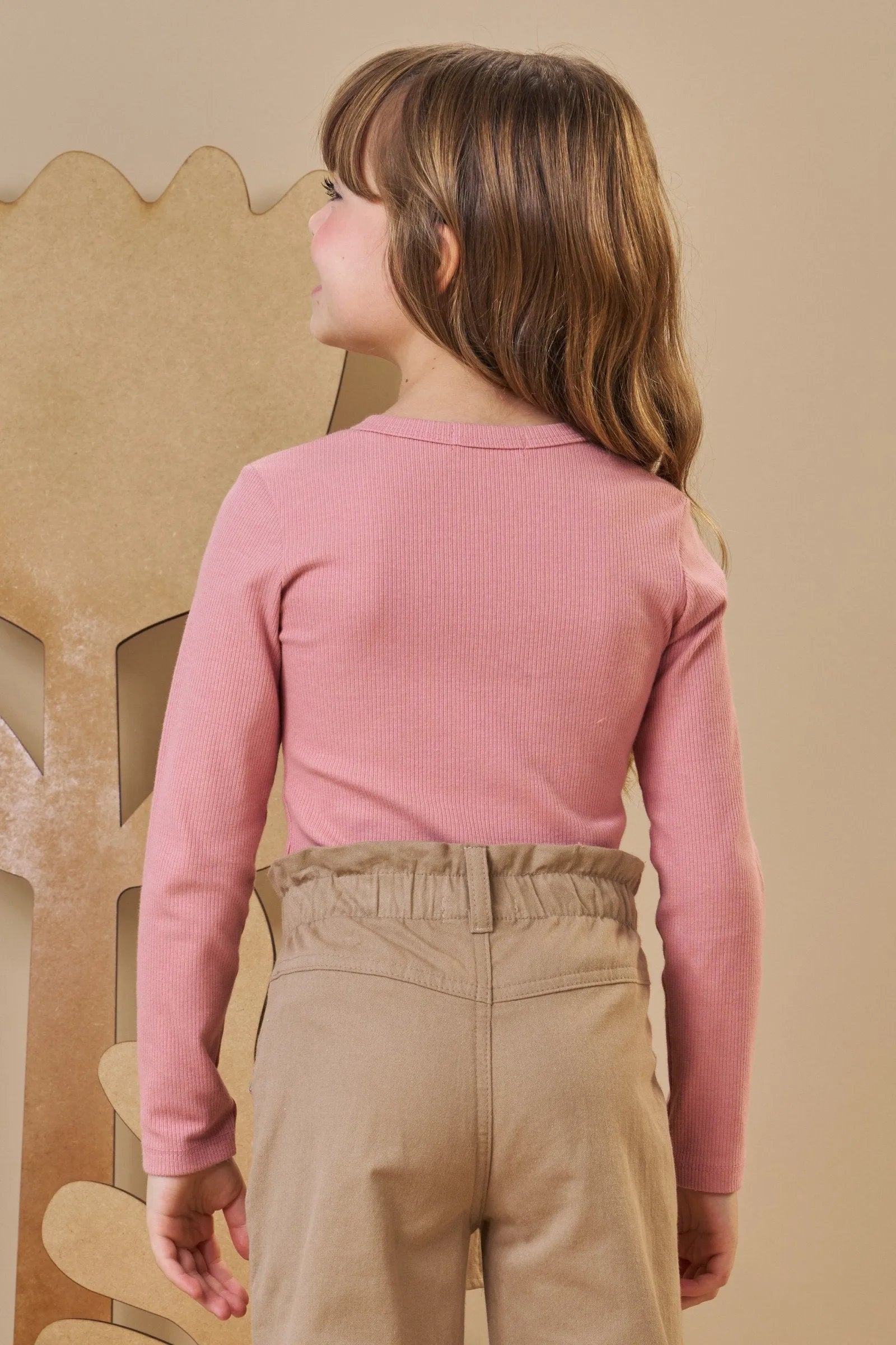 Blusa em Canelado Liz 89417 Infanti Infantil Menina