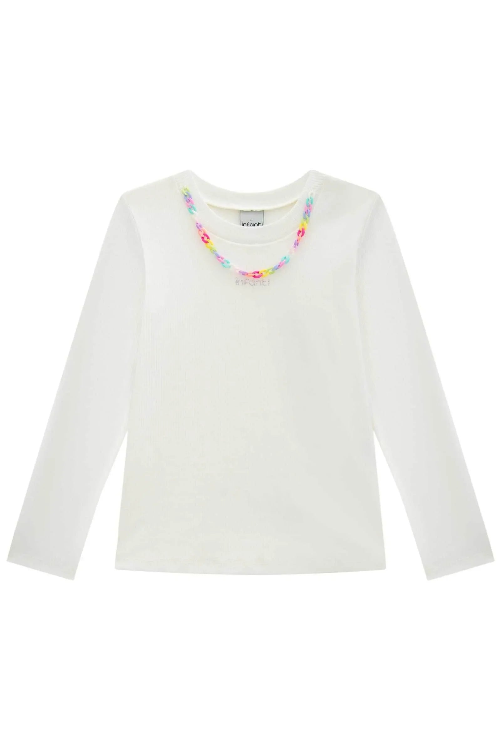 Blusa em Canelado Liz 89483 Infanti Infantil Menina