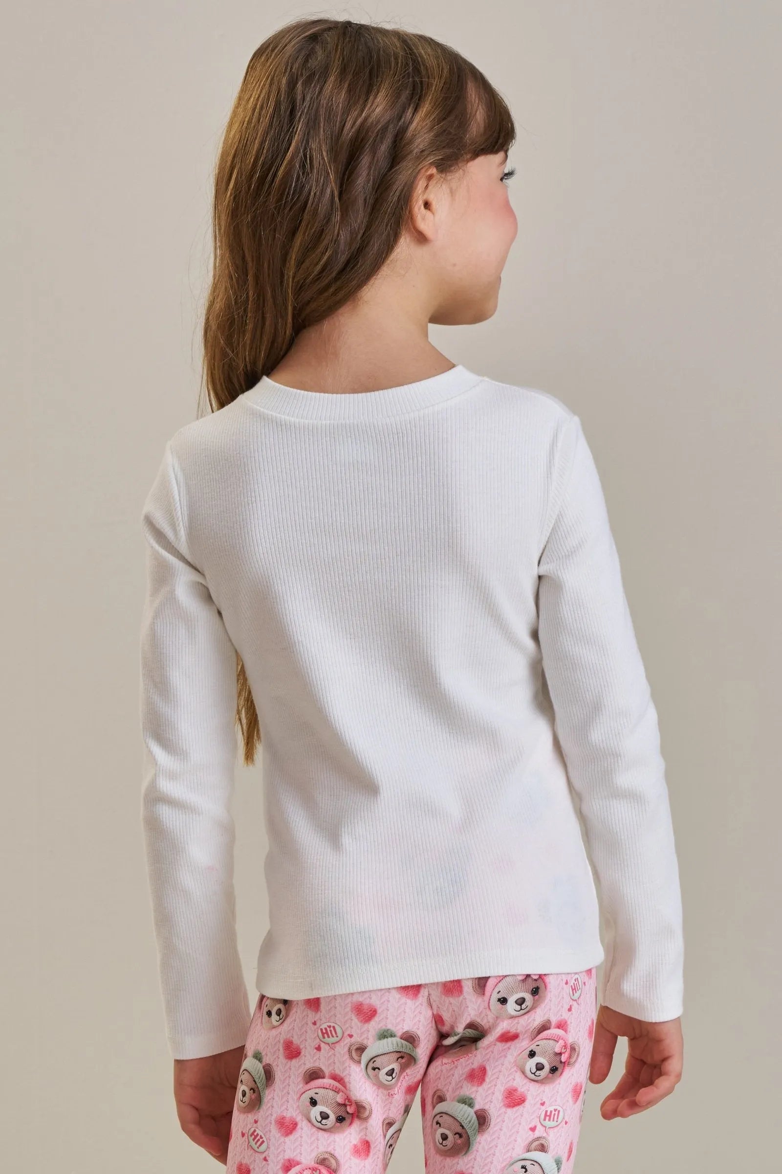 Blusa em Canelado Liz 89483 Infanti Infantil Menina
