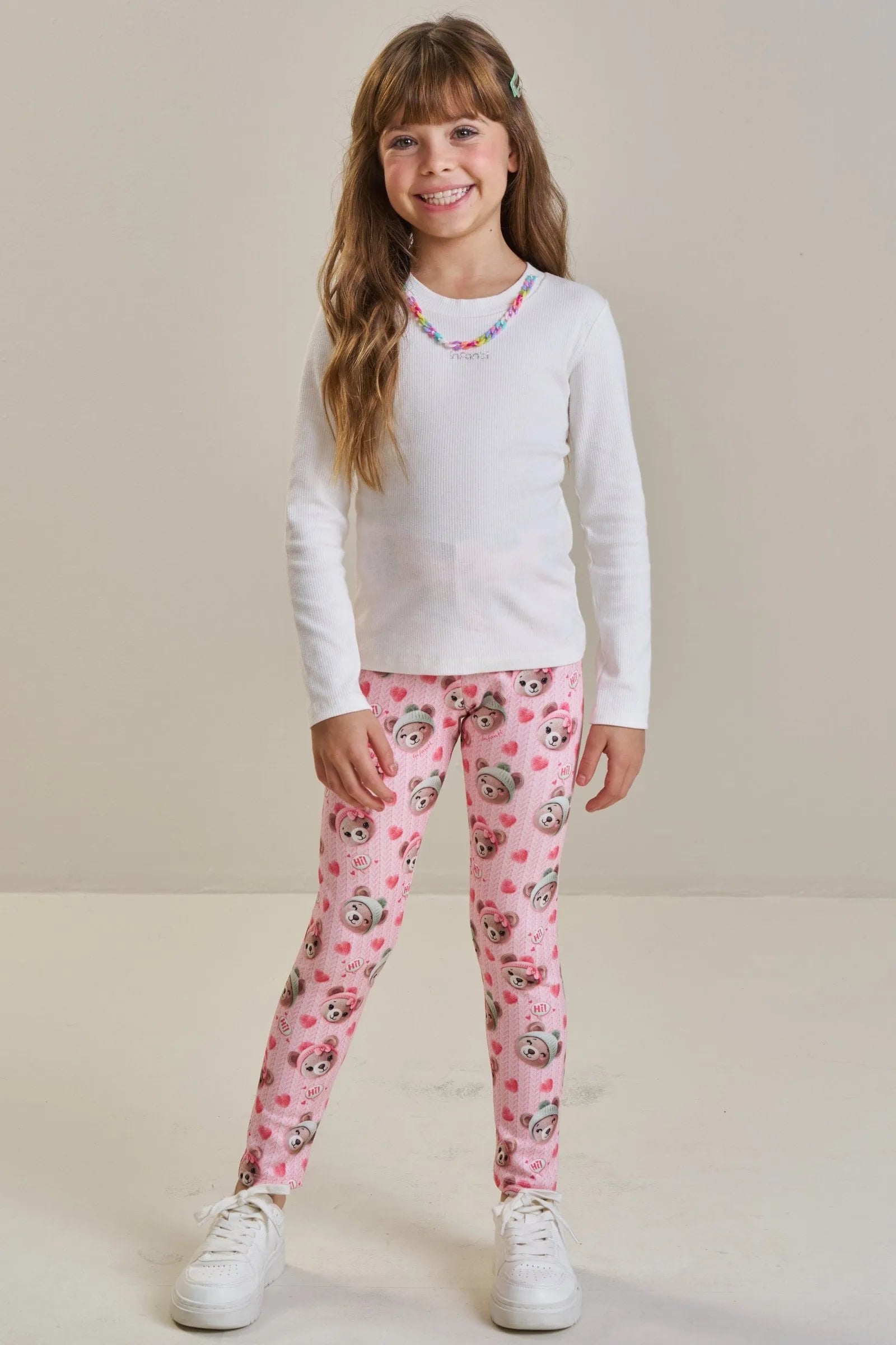 Blusa em Canelado Liz 89483 Infanti Infantil Menina