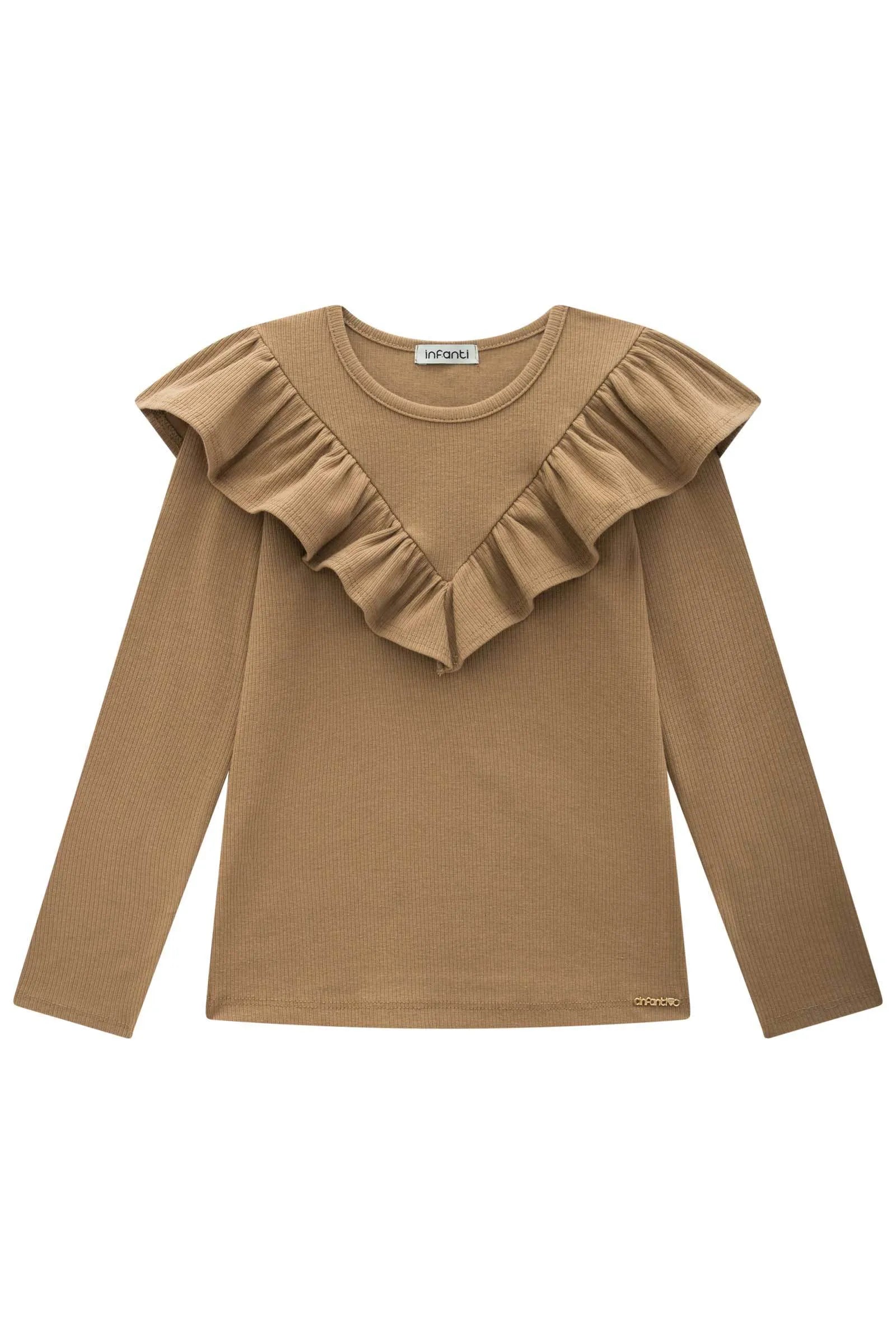 Blusa em Canelado Liz 89804 Infanti Infantil Menina