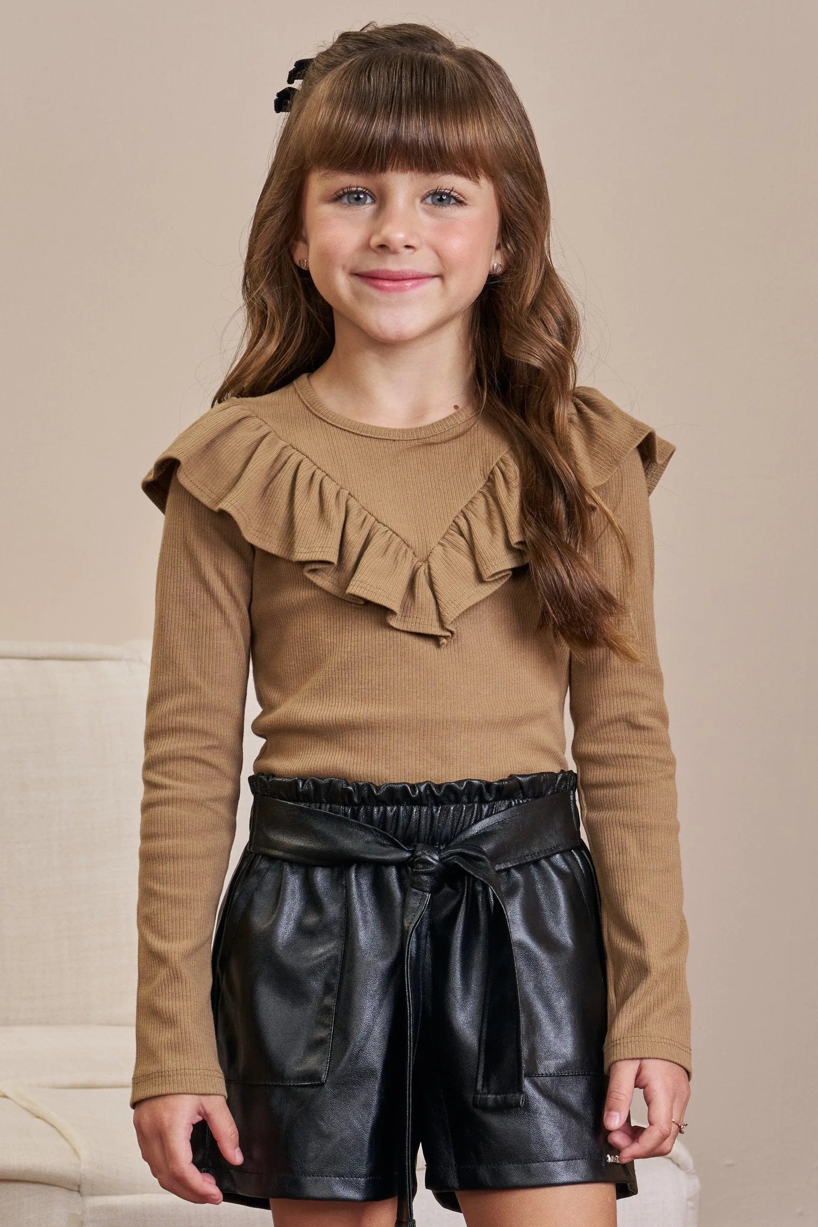 Blusa em Canelado Liz 89804 Infanti Infantil Menina