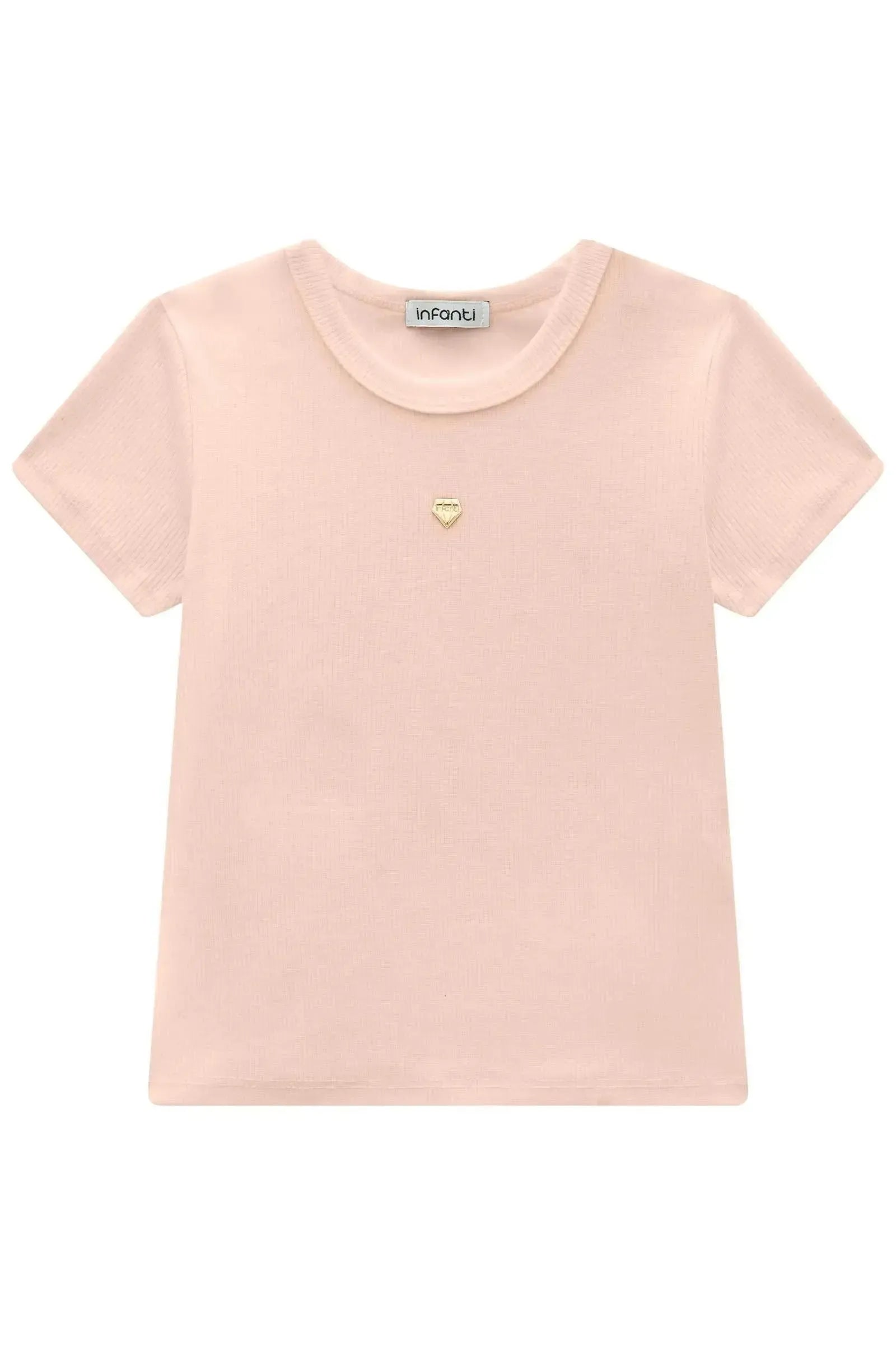 Blusa em Canelado Liz 93442 Infanti Infantil Menina