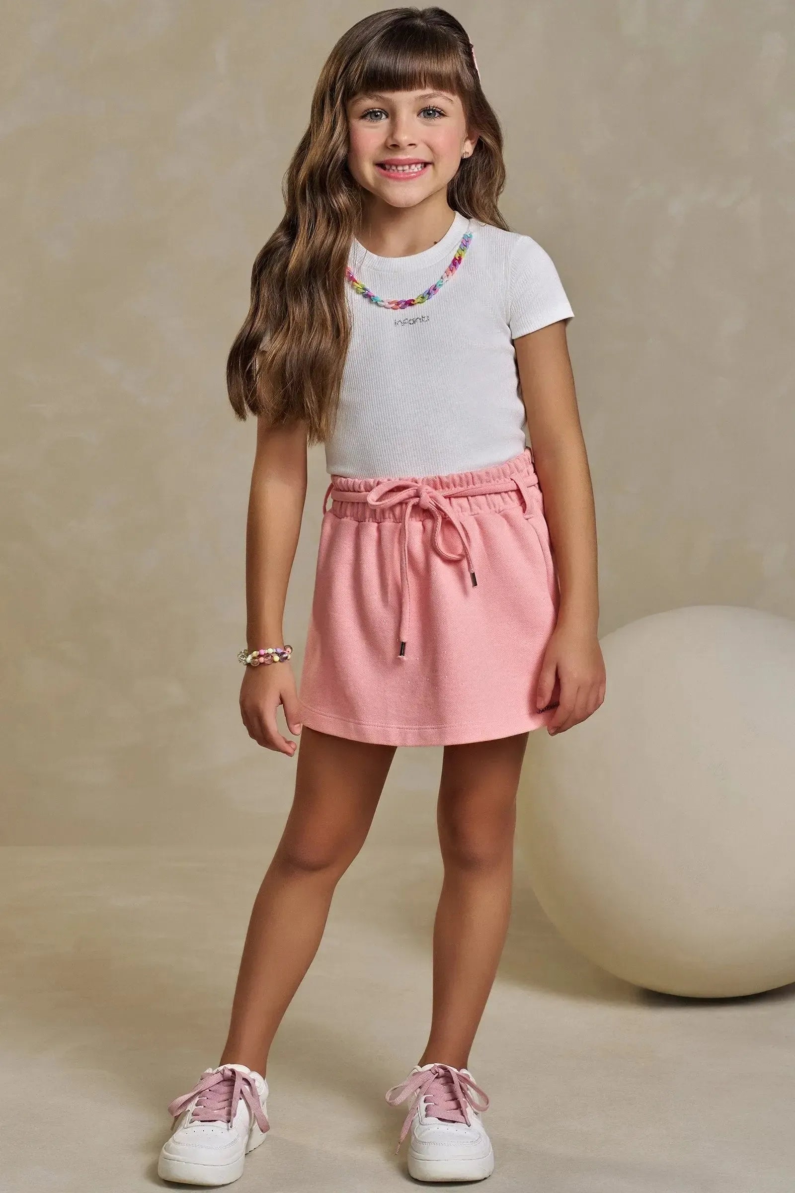 Blusa em Canelado Liz 93464 Infanti Infantil Menina