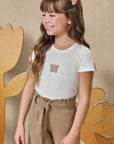 Blusa em Canelado Liz 93499 Infanti Infantil Menina