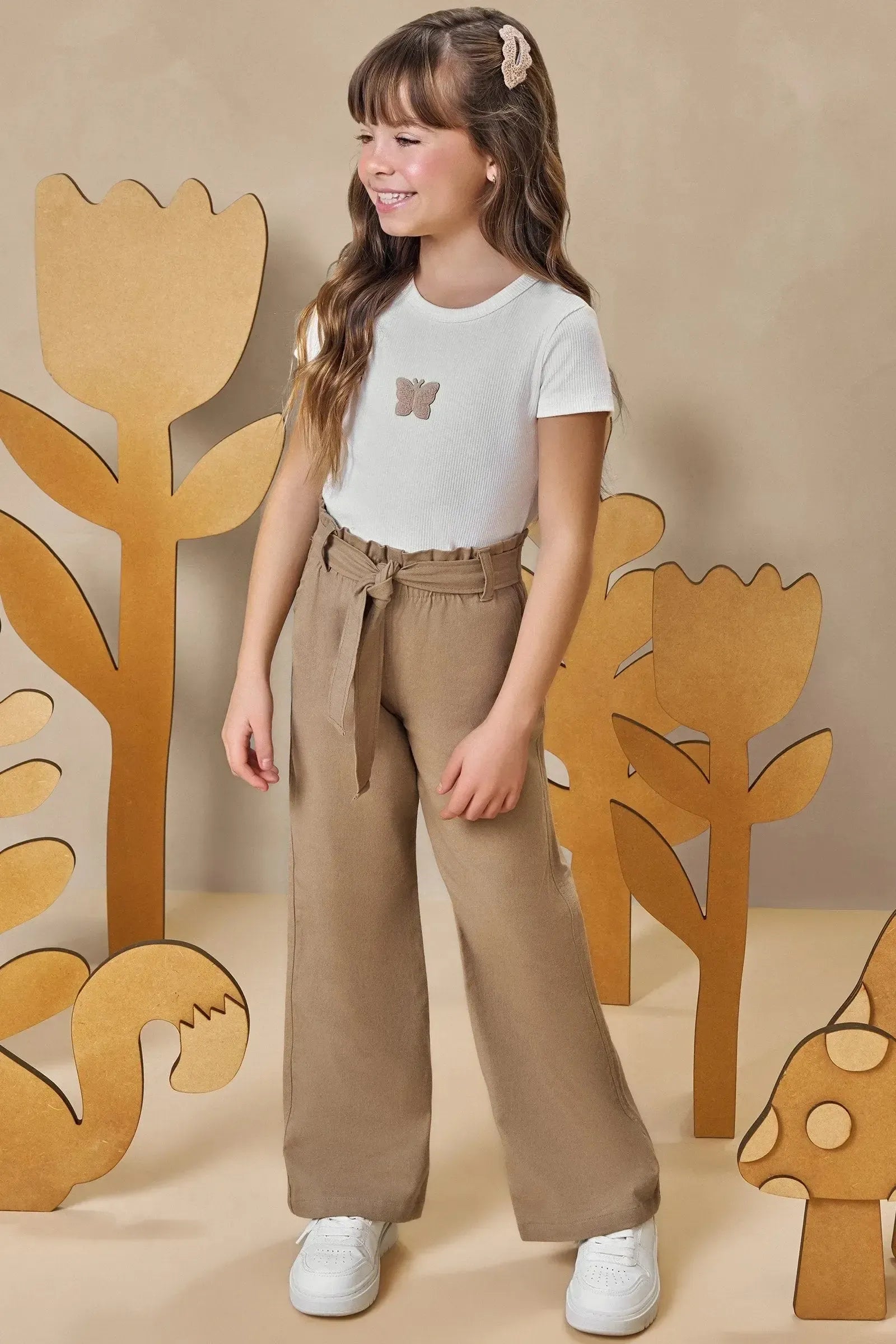 Blusa em Canelado Liz 93499 Infanti Infantil Menina