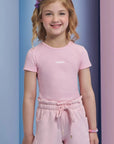 Blusa em Canelado Liz 94358 Infanti Infantil Menina