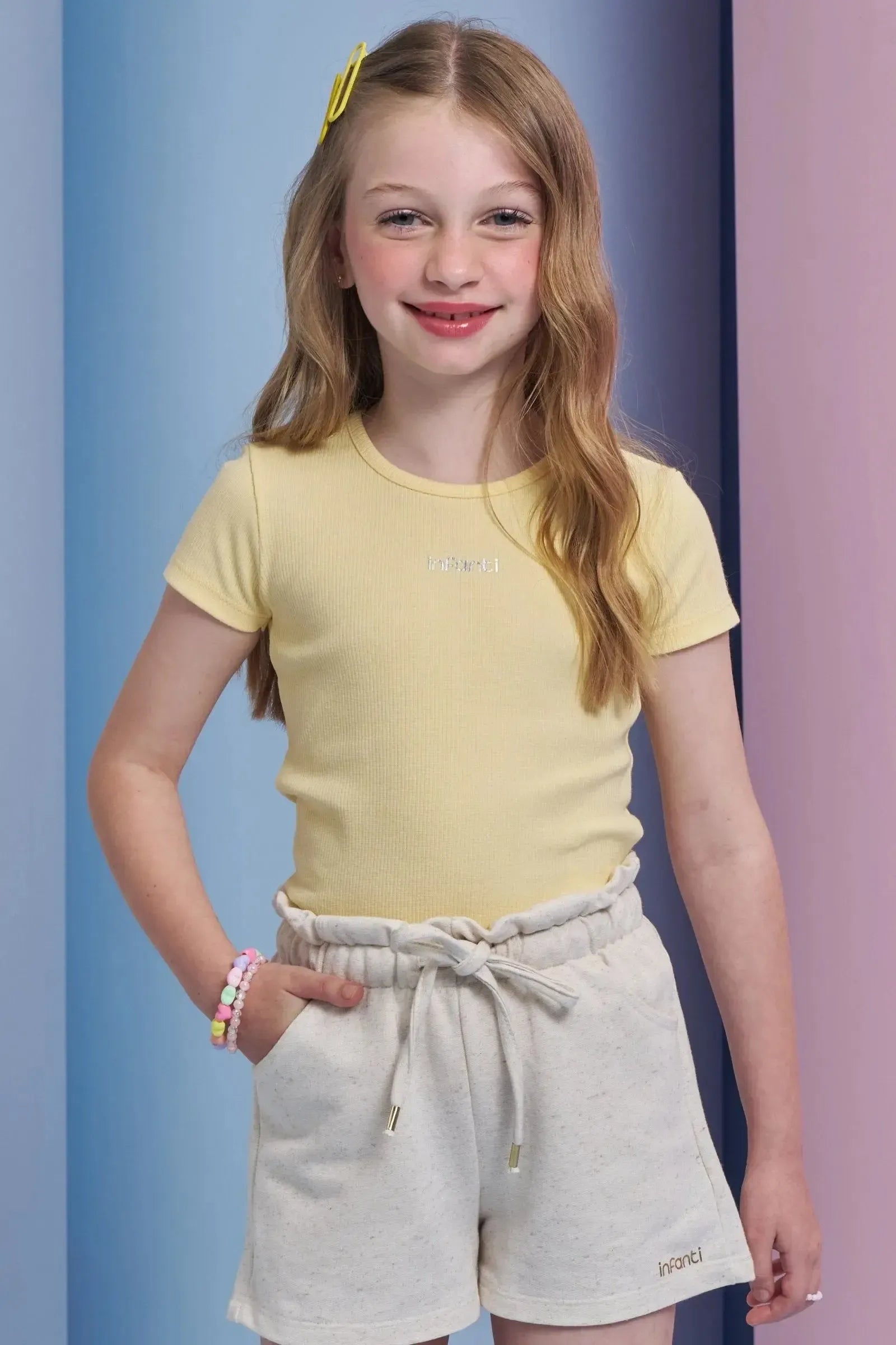 Blusa em Canelado Liz 94359 Infanti Infantil Menina