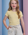 Blusa em Canelado Liz 94359 Infanti Infantil Menina
