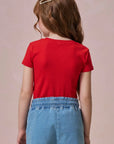 Blusa em Canelado Liz 94599 Infanti Infantil Menina