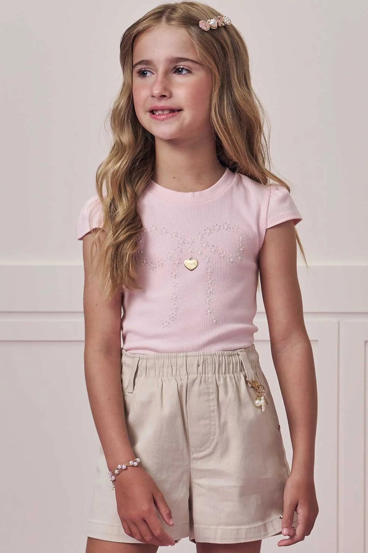 Blusa em Canelado Liz 98539 Infanti Infantil Menina