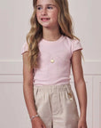 Blusa em Canelado Liz 98539 Infanti Infantil Menina