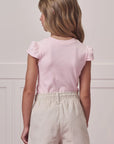 Blusa em Canelado Liz 98539 Infanti Infantil Menina