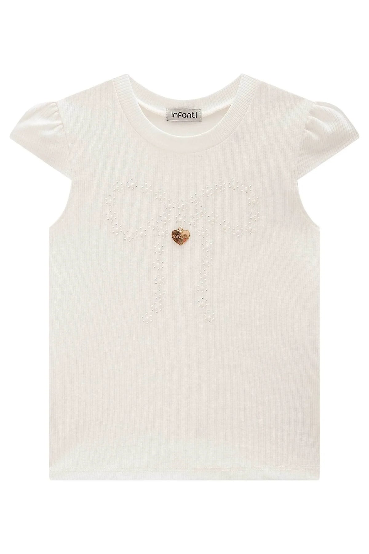 Blusa em Canelado Liz 98539 Infanti Infantil Menina
