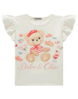Blusa em Cotton 95759 Infanti Infantil Menina