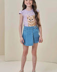 Blusa em Cotton 83677 Infanti Infantil Menina