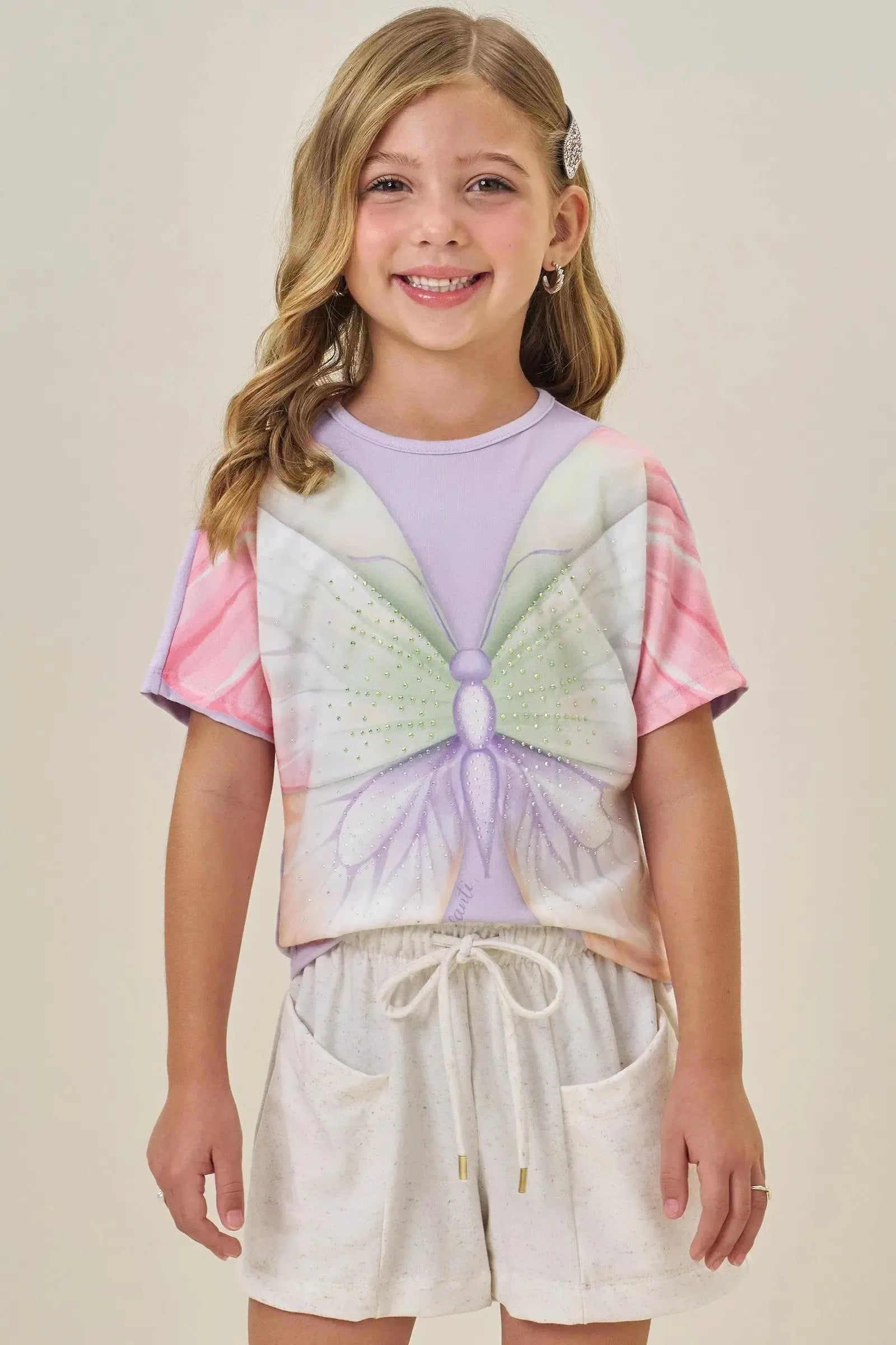 Blusa em Cotton 85267 Infanti Infantil Menina