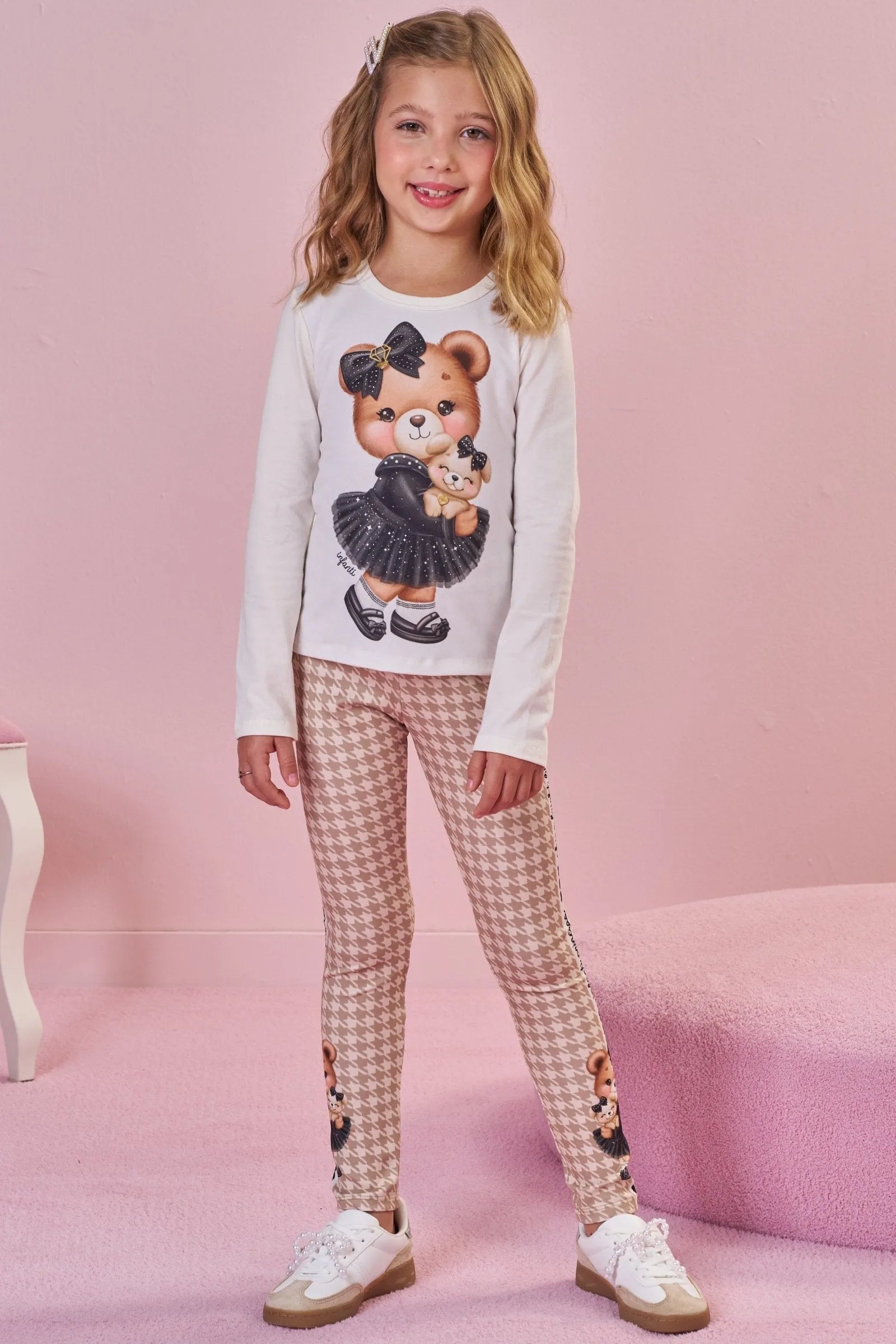 Blusa em Cotton 89466 Infanti Infantil Menina