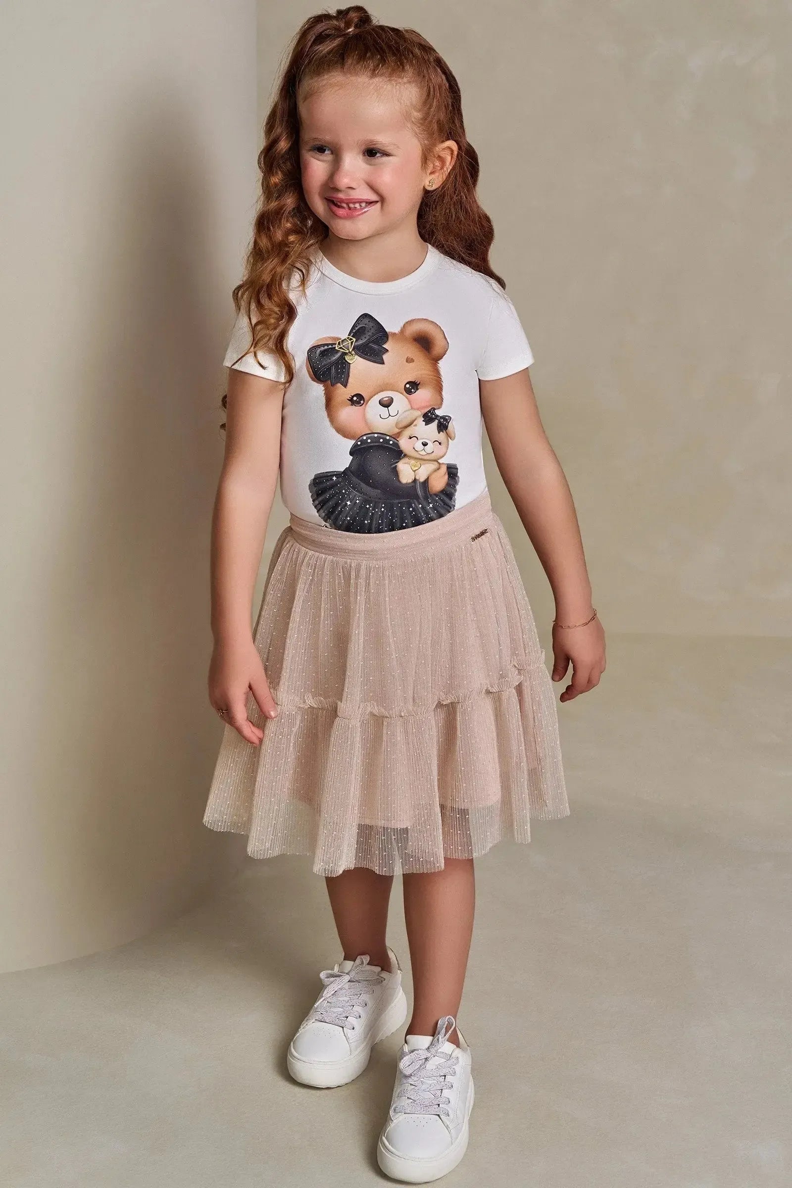 Blusa em Cotton 93444 Infanti Infantil Menina