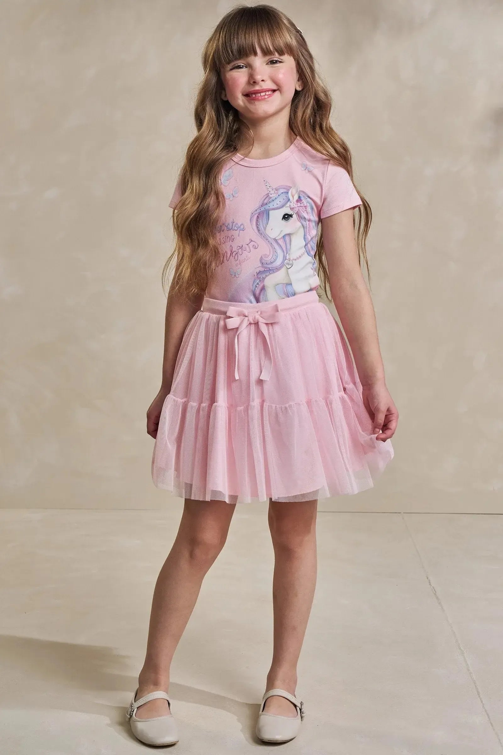 Blusa em Cotton 93465 Infanti Infantil Menina
