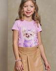 Blusa em Cotton 93469 Infanti Infantil Menina