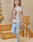 Blusa em Cotton 93498 Infanti Infantil Menina