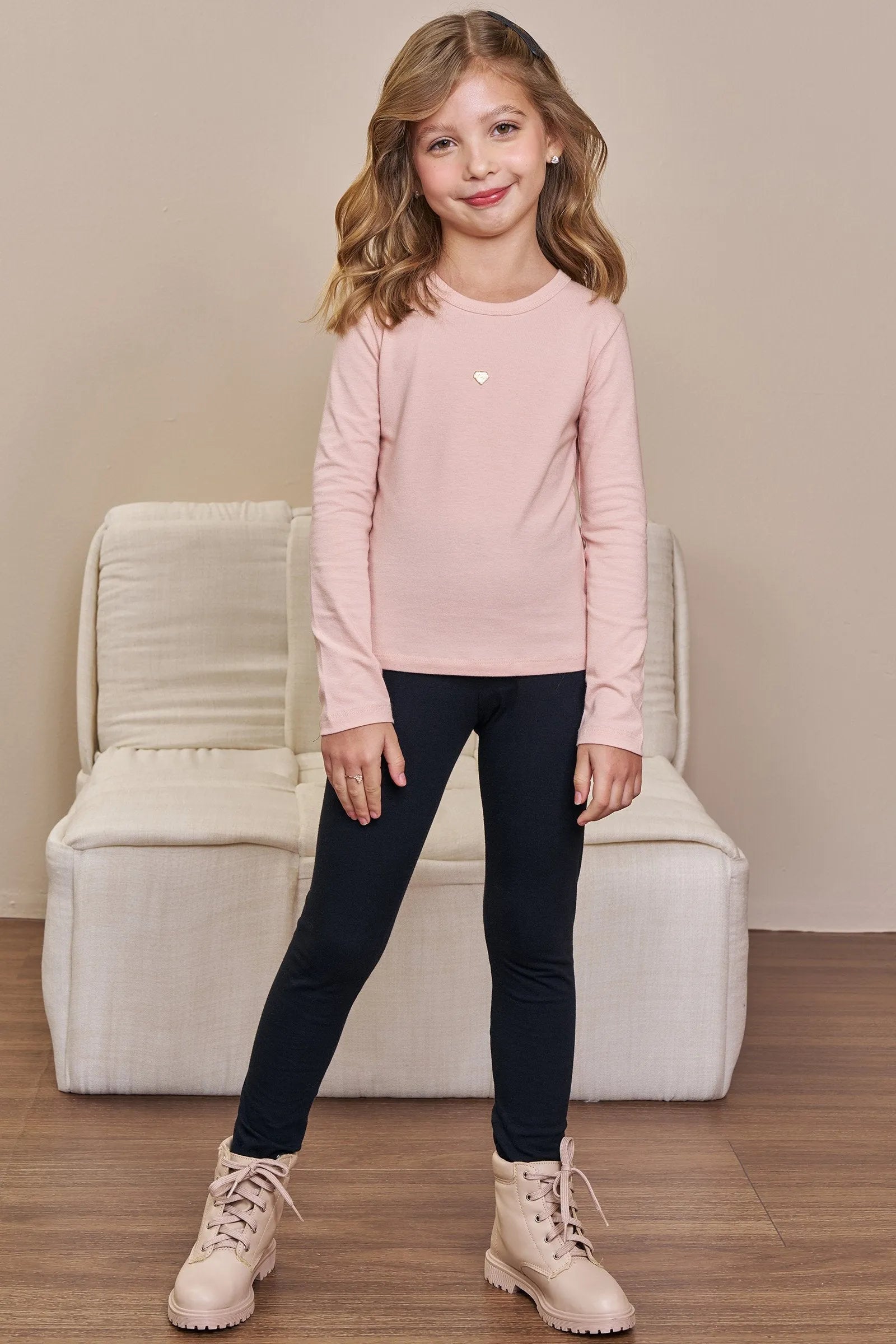 Blusa em Cotton 93619 Infanti Infantil Menina