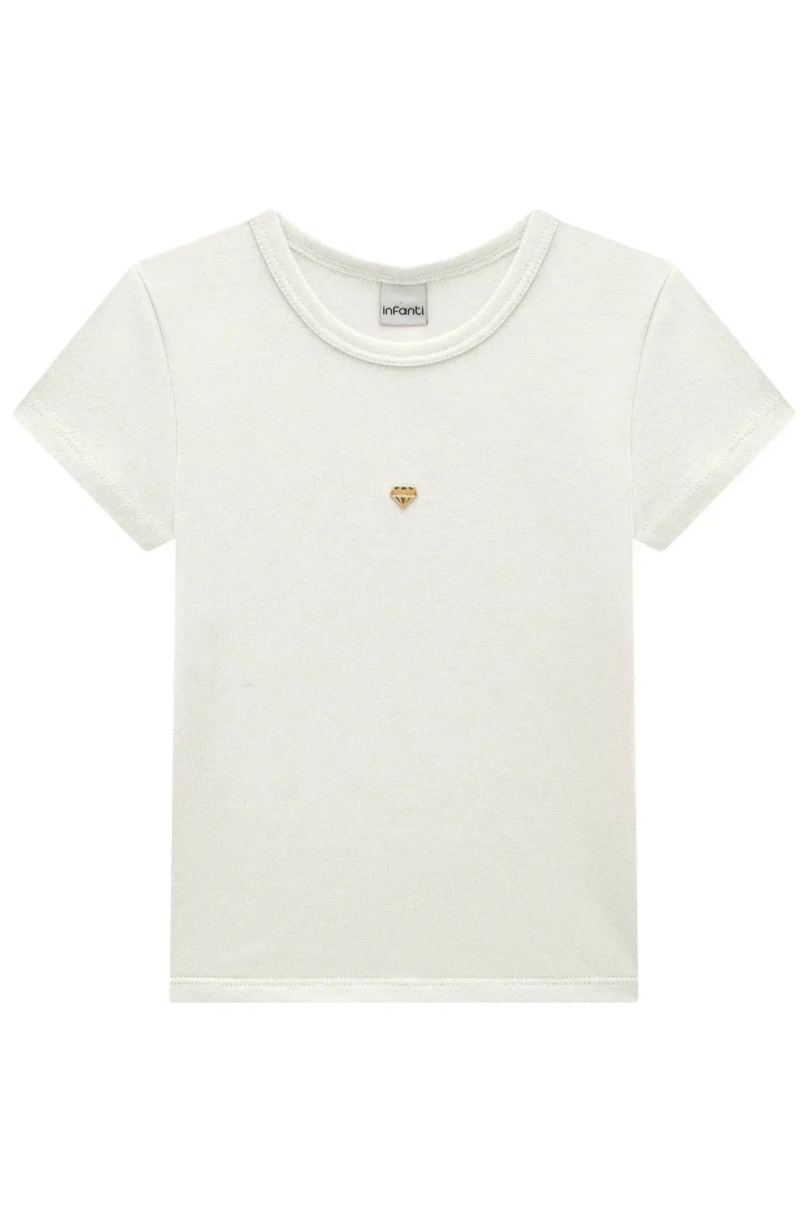 Blusa em Cotton 93663 Infanti Infantil Menina