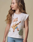 Blusa em Cotton 94647 Infanti Infantil Menina
