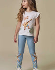 Blusa em Cotton 94647 Infanti Infantil Menina