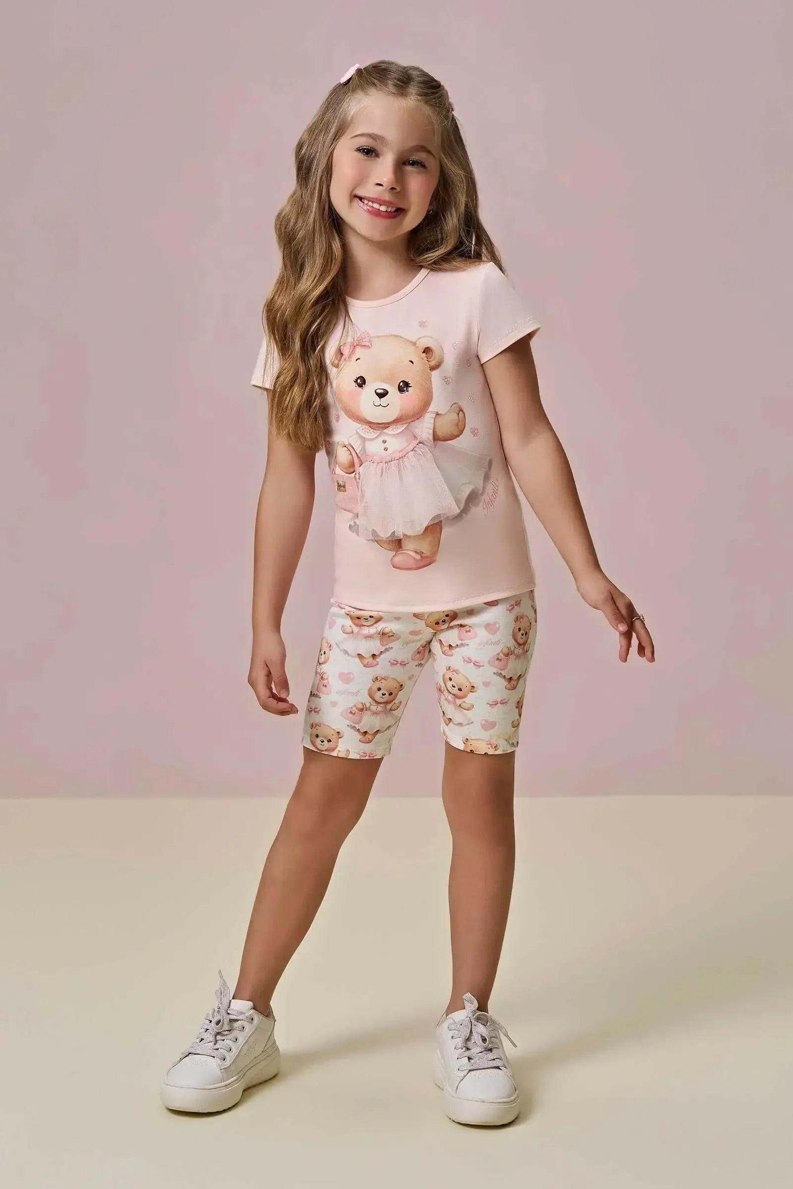 Blusa em Cotton 95689 Infanti Infantil Menina
