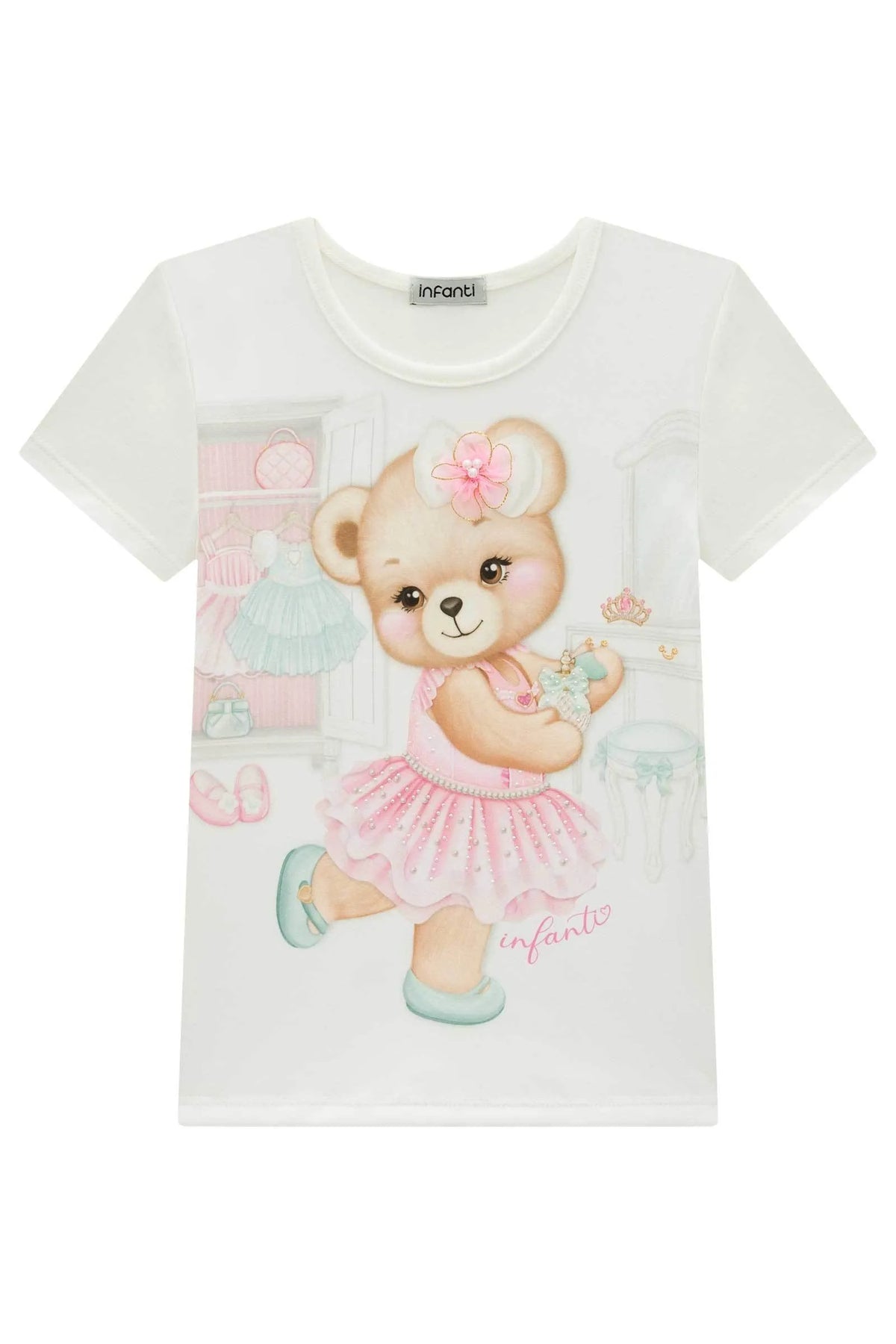 Blusa em Cotton 98077 Infanti Infantil Menina
