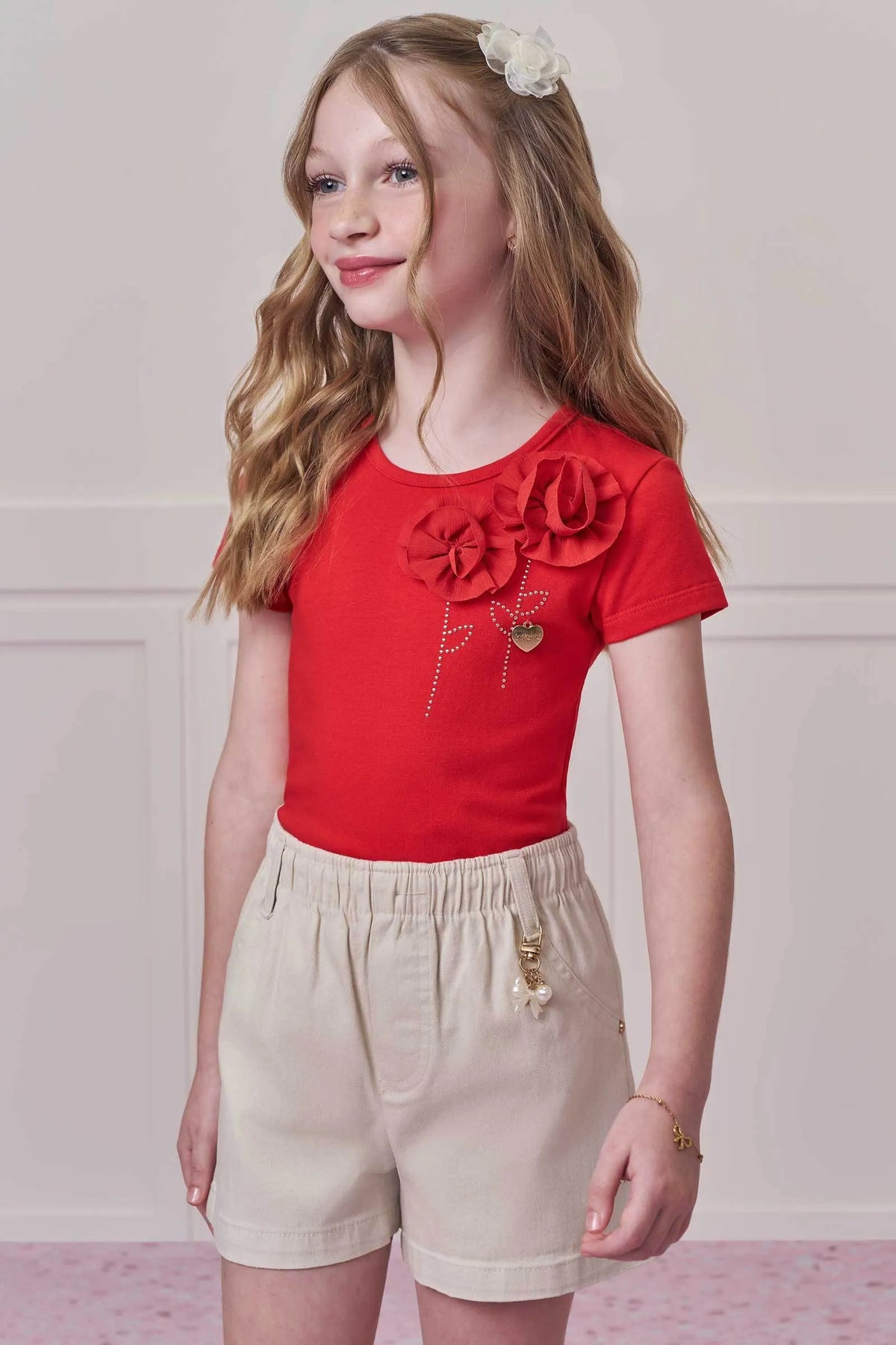 Blusa em Cotton 98761 Infanti Infantil Menina