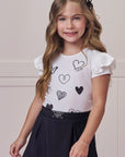 Blusa em Cotton 98985 Infanti Infantil Menina
