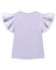 Blusa em Cotton e Tule 74780 Infanti