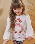 Blusa em Malha Comfy 89412 Infanti Infantil Menina