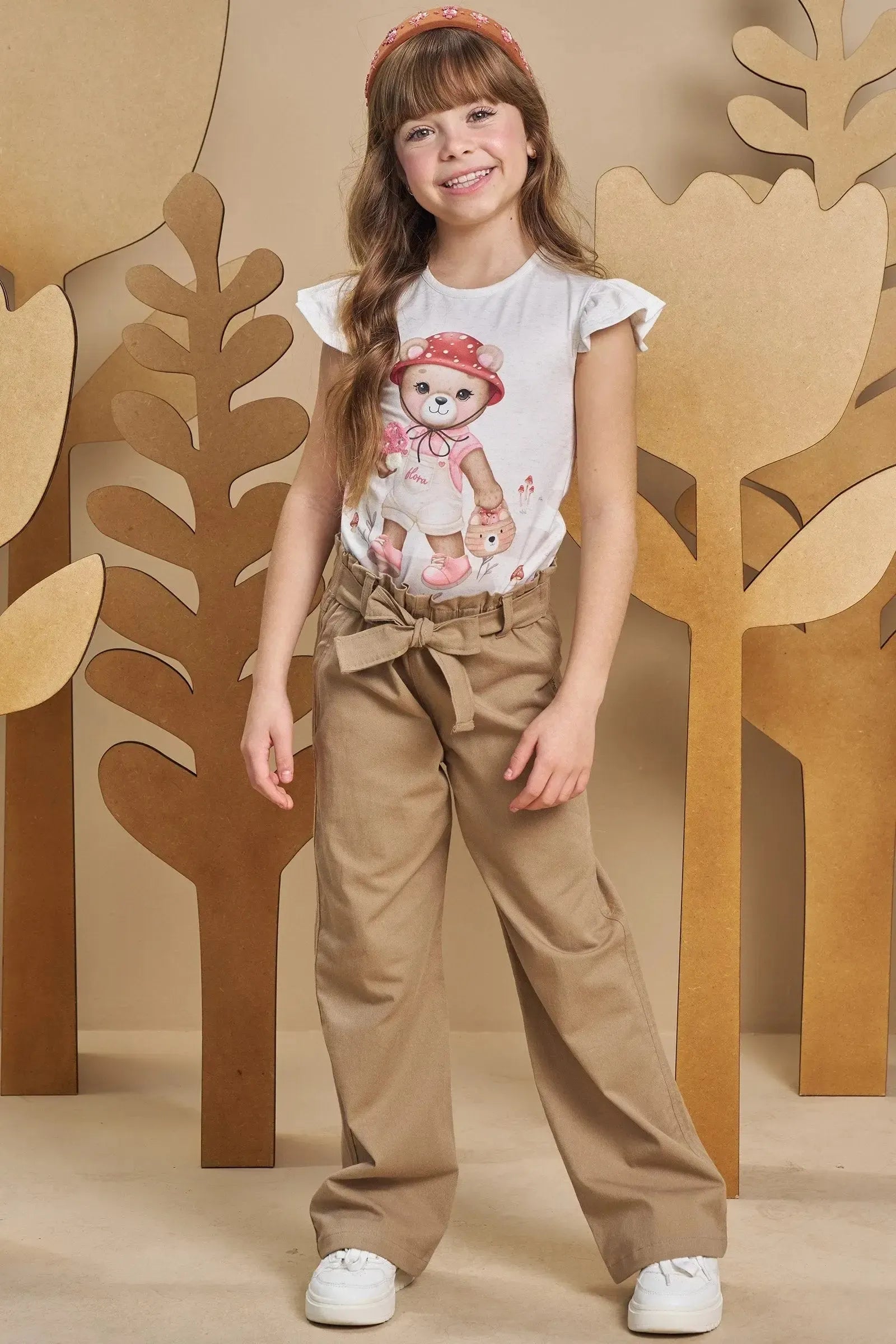 Blusa em Malha Comfy 93494 Infanti Infantil Menina