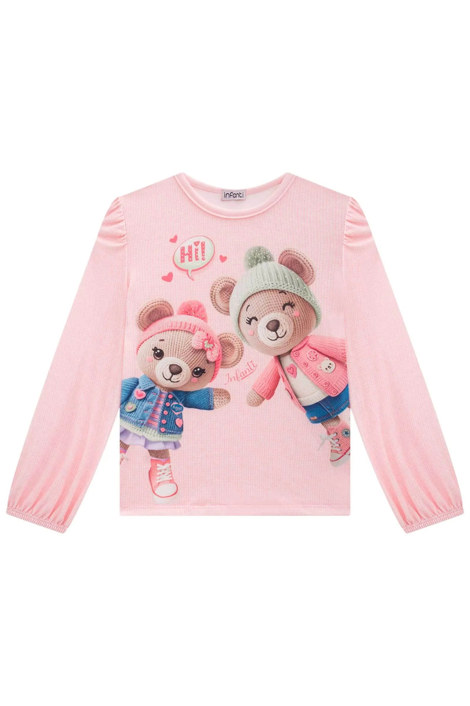 Blusa em Malha Fresh 89474 Infanti Infantil Menina