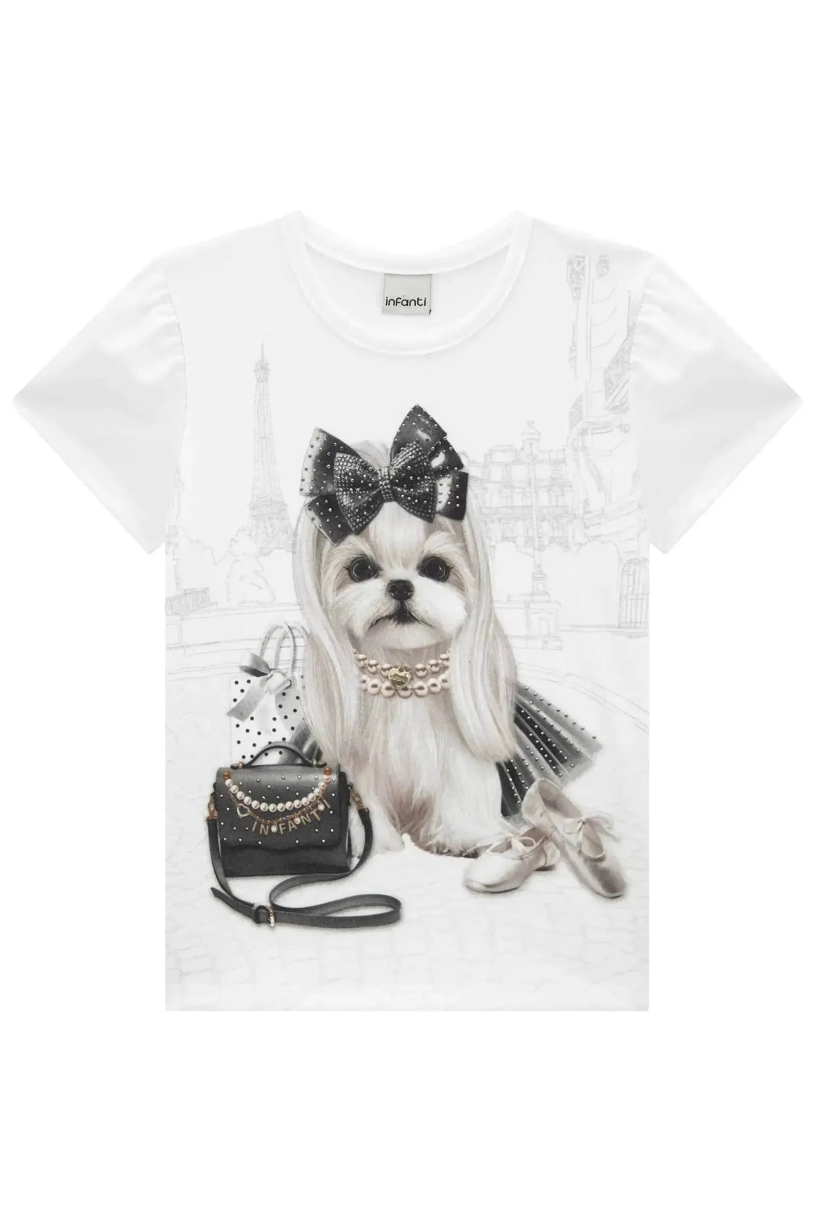 Blusa em Malha Power 87247 Infanti Infantil Menina