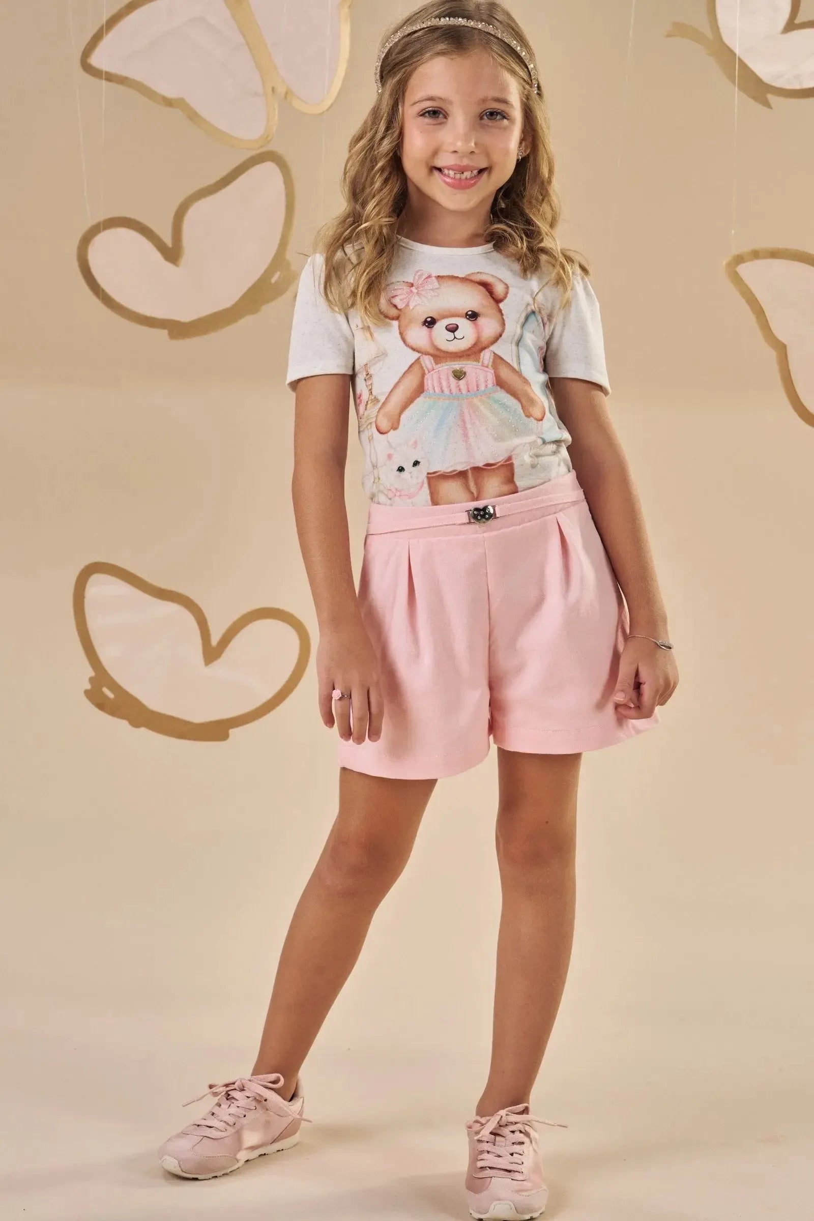 Blusa em Malha Power 88762 Infanti Infantil Menina