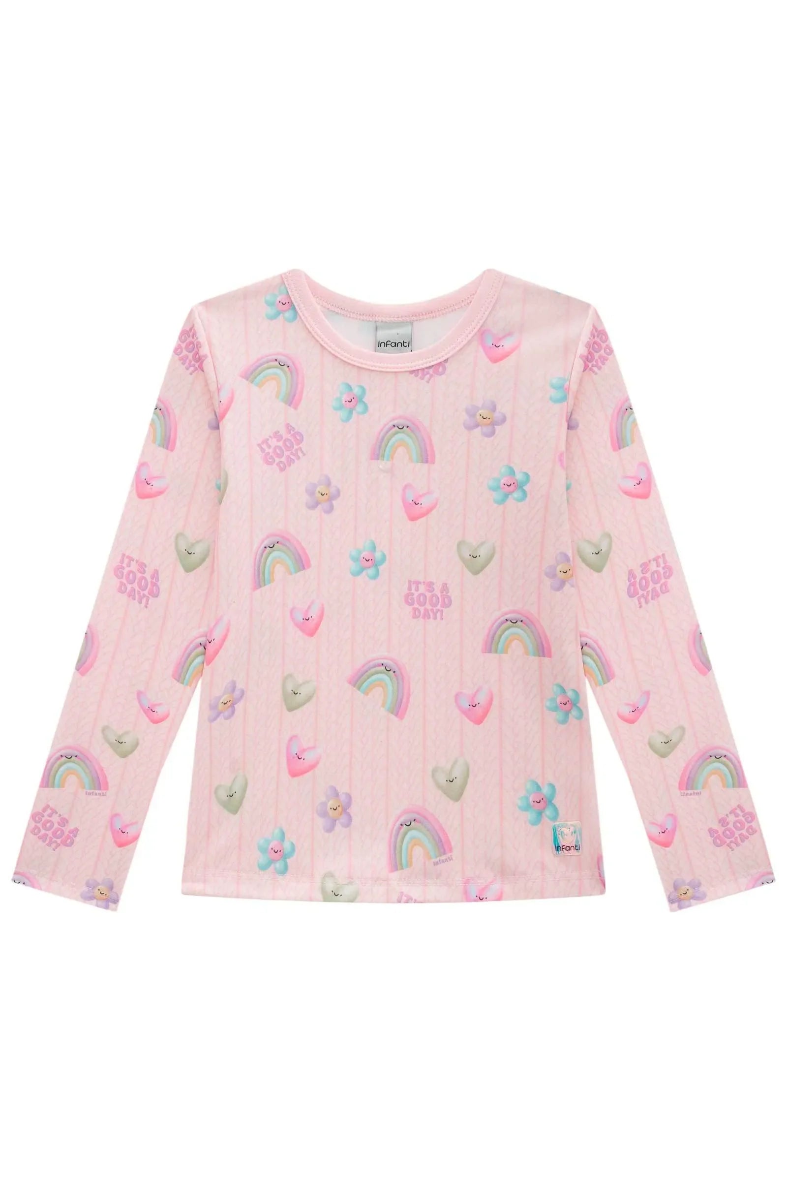 Blusa em Malha Power 89477 Infanti Infantil Menina